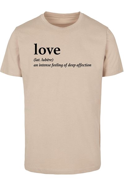 Mister Tee Herren Love Definition T-shirt Round Neck
