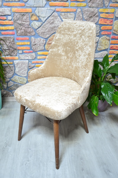 COVER TEKSTİL KOLLU SANDALYE KILIFI KADIFE KUMAŞ