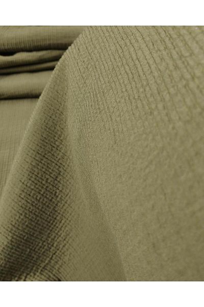 Kumaş Parça TELALI Χακί Υφαντό Τσόκερ - 135cm x 205cm