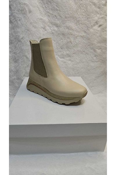 Butik Γυναικείες μπότες Merrline από γνήσιο δέρμα με φερμουάρ