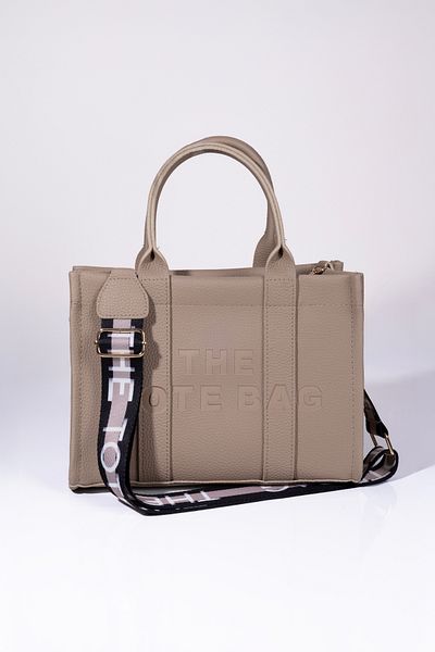 MUJGAN Women's the Totebag Light Mink Hand and Cross Medium Shoulder Bag