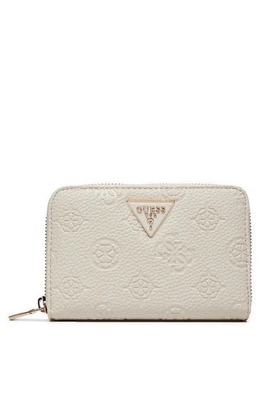 Guess Portofel de damă cu fermoar cu logo pentru utilizare zilnică SWPG93 49140-BON