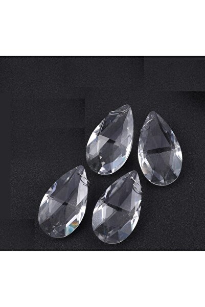yıldırımavize Badem Kristal Avize Taşı (4 ADET) (METAL HALKA HEDİYE)