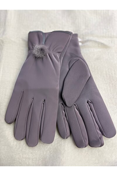 İşnar Kadın şişme dokunmatik polar eldiven