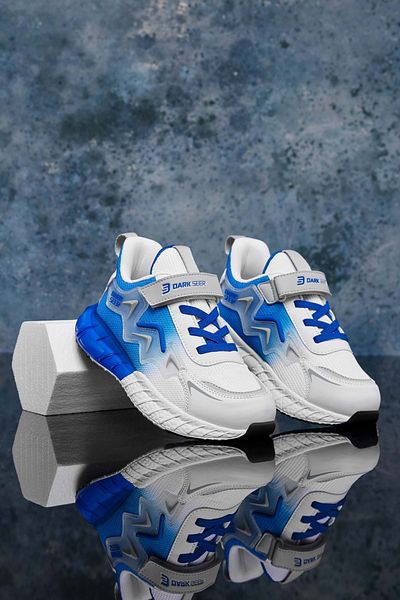 DARK SEER DS Mirana Weiß Blau Kinder Sneaker