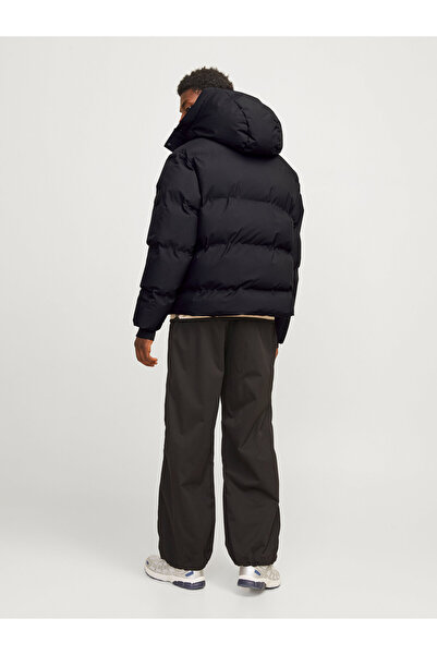 Jack & Jones Puffer Jacket Cold Proof Black Men's Puffer Jacket