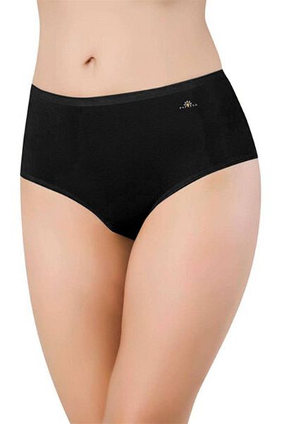 Papatya Γυναικεία εσώρουχα 6 Pack Μαύρα Modal Ψηλόμεση Slip 6gg1851