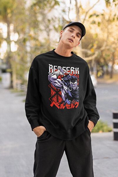 SEVBANO Dizajnirana unisex anime majica sa šarenim uzorkom "Berserk Nuts"