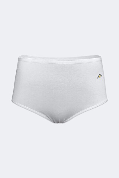 Papatya Kadın 6 Lı Paket Beyaz Modal Yüksek Bel Slip Külot 6gg1851