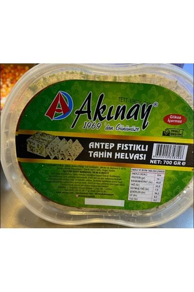 Akınay Kuruyemiş Akınay Nuts Tahini Halva with Pistachios 700 g