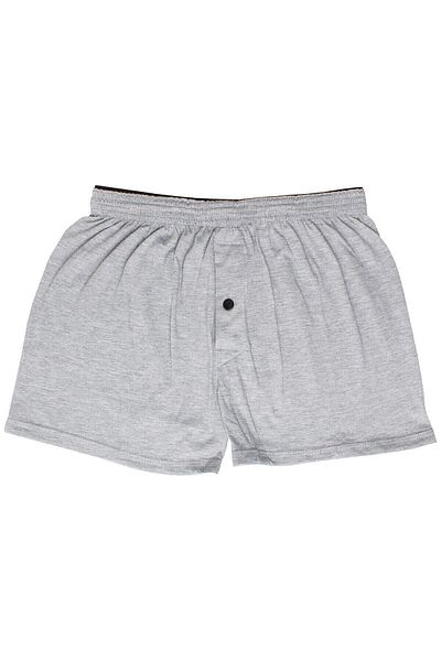 Tutku Ανδρικό χτενισμένο βαμβακερό κουμπιά Boxer Grey Μονό Πακέτο