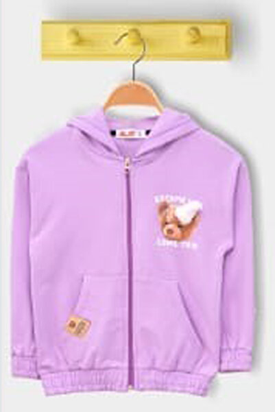 Dijitex AYICIK BASKILI KAPŞONLU SWEATSHIRT
