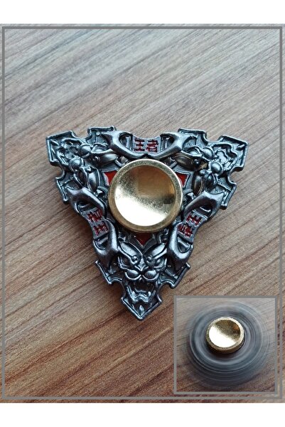 OYUNCAKSAHİLİ STRES ÇARKI METAL 3 BAŞLI YARATIK KABARTMA UZUN SÜRE DÖNÜŞ SAĞL...