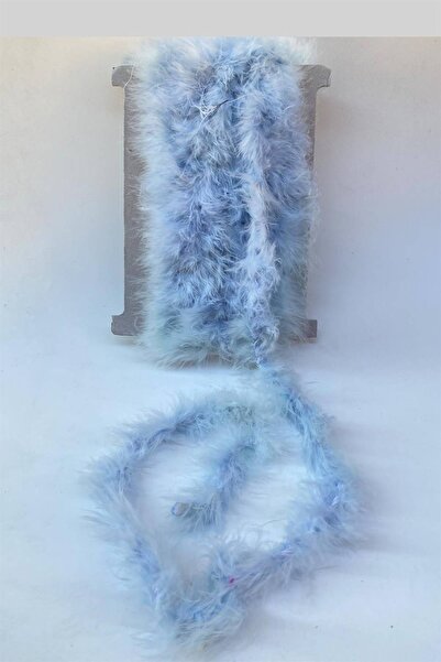 Hobigram Kedi Kuyruğu,tilki Tüyü Açık Mavi Rengi Otriş Tüy Çeşitleri 1 Metre ...