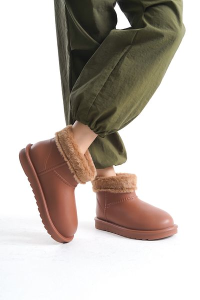 Liza Shoes Γυναικείες βελούδινες μπότες βροχής A022-K1000