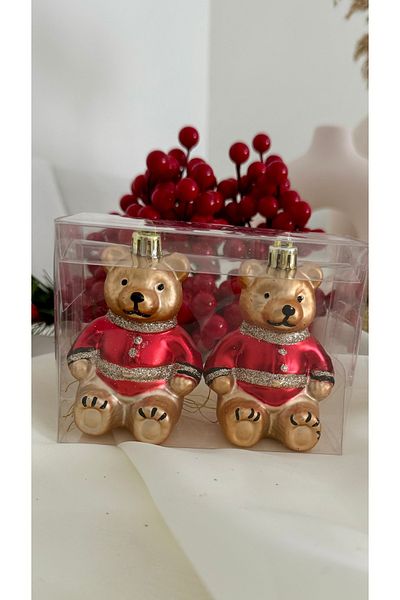 takı tutkum New Year Concept Christmas Tree Teddy Bear Tree Ornament