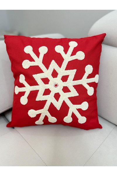 ŞENER HOME Decorative Punch Throw Pillow Cover