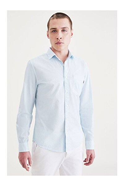 Dockers Casual Mavi Gömlek, Slim Fit