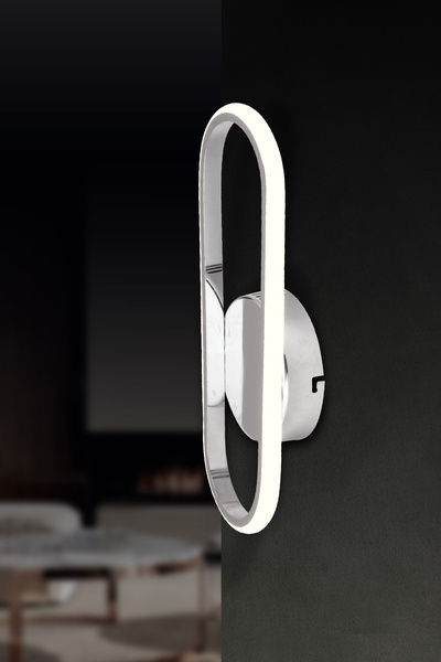 bordolux Ap 02 Model Krom 3 Renkli Koridor Ve Mutfak Için Ideal Aplik Alüminy...