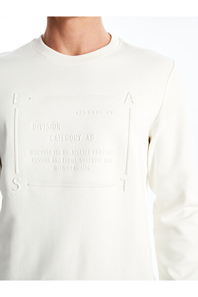 LC Waikiki Чоловічий світшот з довгими рукавами з горловиною екіпажу