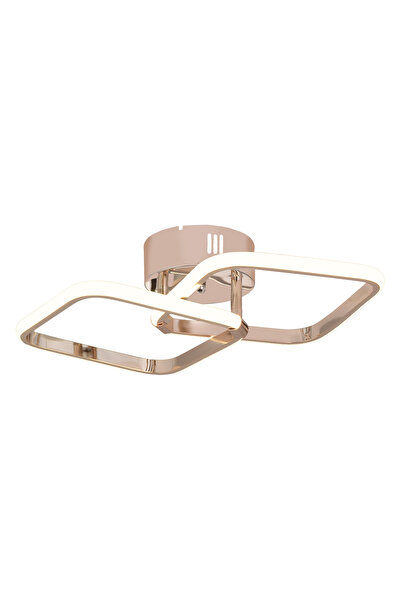 bordolux Pl 01 2 Model Gold 3 Renkli Salon Ve Oturma Odası Için Ideal Alüminyum Avize, 45x10