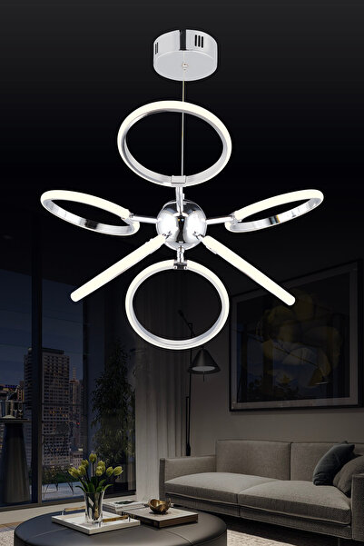 bordolux Ld 072 Model Krom 3 Renkli Salon Ve Oturma Odası Için Ideal Alüminyu...
