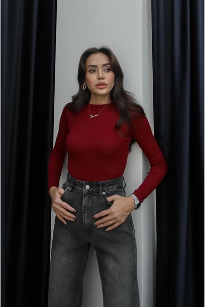 Havoş Bluză cu mânecă lungă Bordeaux Potts