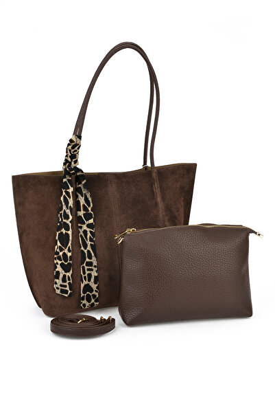 Ziya Women's Shoulder and Hand Bag - 143979 Z3093 Coffee