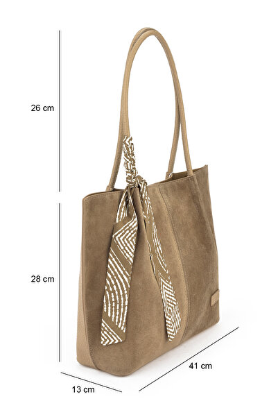 Ziya Women's Shoulder and Hand Bag - 143979 Z3093 Sand Color