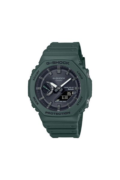 G-SHOCK Klassische Herrenuhr Grün Ga-b2100-3aer