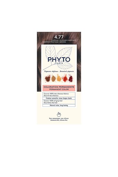 Phyto Farbe Ammoniakfrei Permanent Natürliches Inhaltsstoff-Kräuter-Haarfärbemittel 4.77 Intensiv Kastanie Kupfer