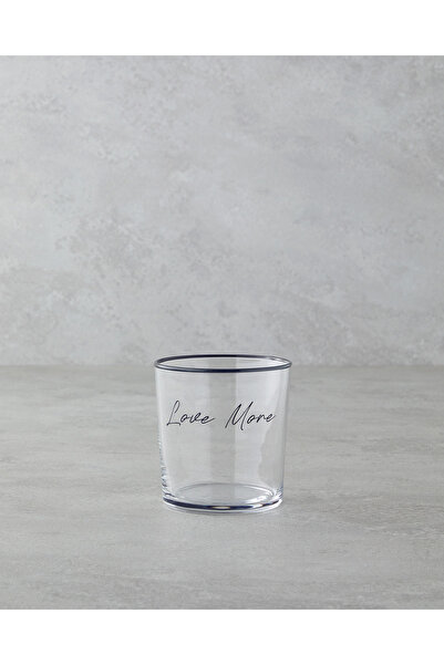 English Home Love More Cam Bardak 380 ml Siyah
