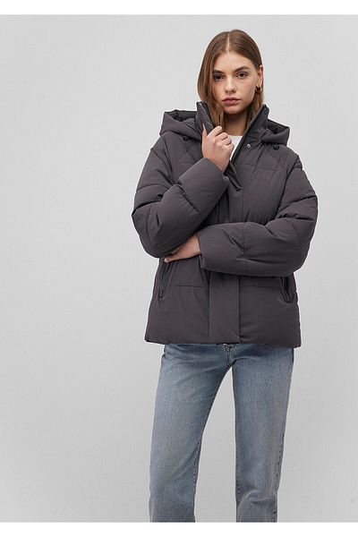 Mavi Hooded Anthracite Puffer Coat 1110225 -80106