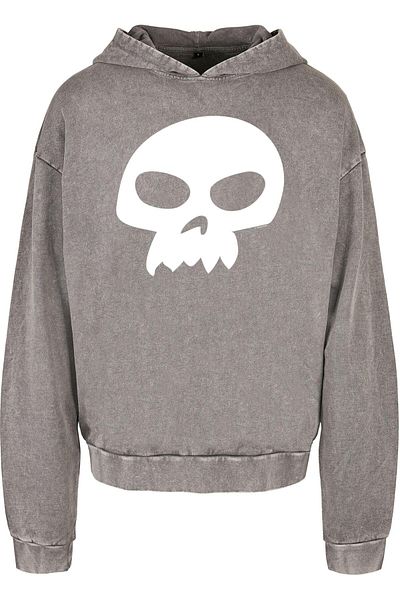 ABSOLUTE CULT Toy Story – Sids Totenkopf-Kapuzenpullover mit Acid-Waschung