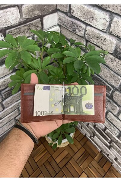 GUARD Шкіряний гаманець для кредитних карток з кліпсою, коричневий - Gdr241116wt1107