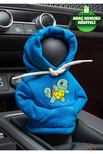 Freeyez هوديي Pokemon Squirtle باللون الأزرق - سيارة، ملابس، صوف ومقبض إكسسوا...