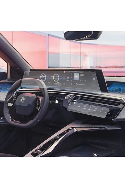 Engo Peugeot 5008 Gt Matte Screen Protector 21 Inch I-Cockpit & Air Conditioner