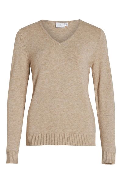 VILA Strickpullover V-Ausschnitt-