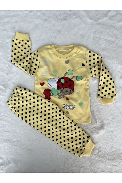 Bebengo Ladybug Figured Pajamas Set