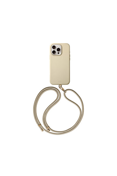 Coehl iPhone 16 Pro Kılıf Askı İpli Magsafe Şarj Özellikli Vegan Deri Kaplama...