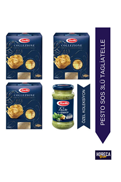 Barilla Tagliatelle X 3 Adet & Pesto Genovese Sos