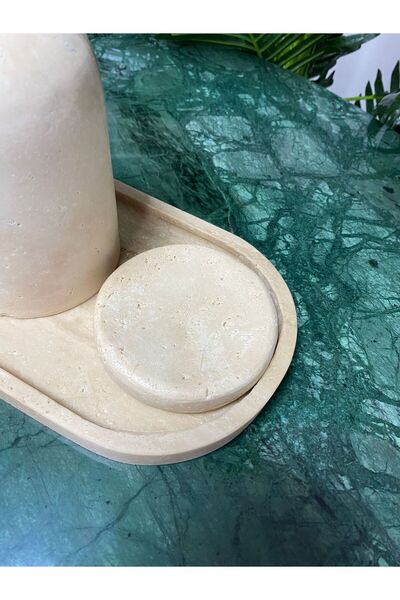 7SEPCOLLECTİON ΣΕΤ ΜΠΑΝΙΟΥ TRAVERTEN 4 ΤΕΜΑΧΙΩΝ