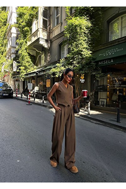 OUZ Fashion Women's Poly Viscose Lined Suit Set