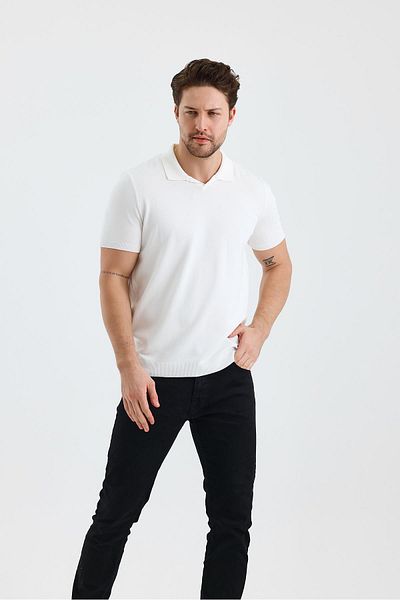 ALEXANDERGARDI T-SHIRT με λαιμόκοψη POLO REGULAR FIT (E24-EZE-29)