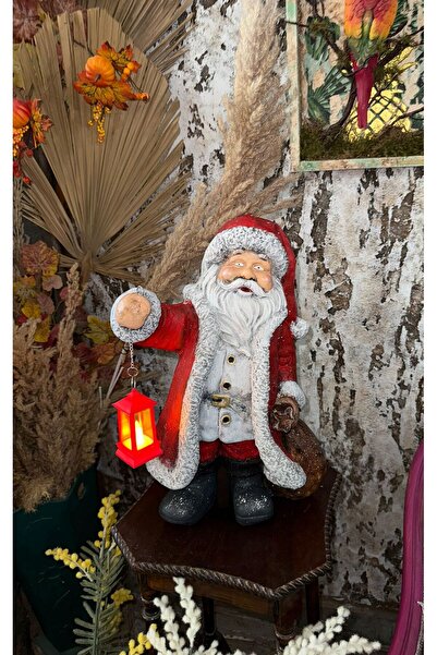 BOYAKAD NOEL BABA YILBAŞI HEYKEL DEKORASYON OBJE EV TASARIMI