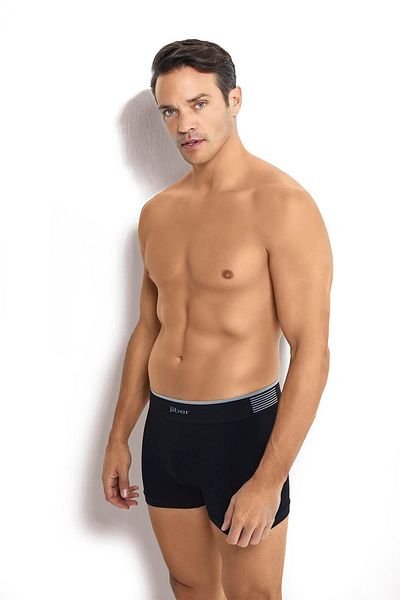 Jiber Μαύρο Microfiber Ανδρικό Boxer χωρίς ραφή - 276