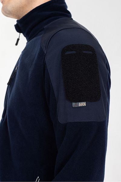 AKN 02 Tactical Fleece Coat Dark Blue
