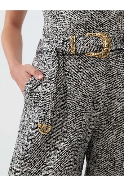 Nocturne Belted High Waist Trousers