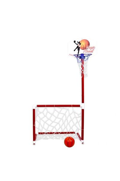 Tıfıl Toys Portatif Kale ve Basket Potası (2 si 1 arada) Spor Oyuncakları