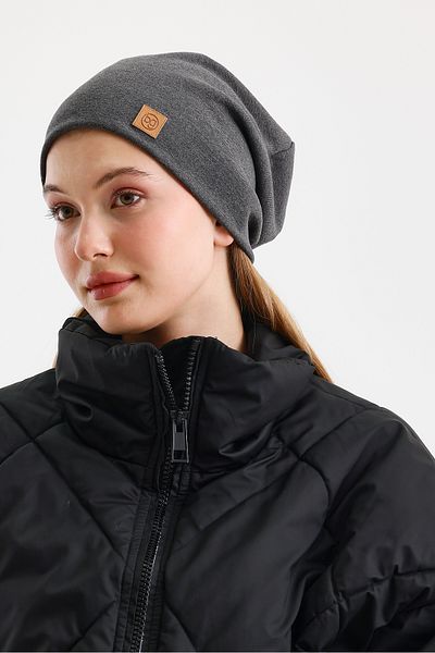 Butikgiz Smoked Thermal 100% Cotton Soft 2 Style in 1 Beanie Premium Cuts Series